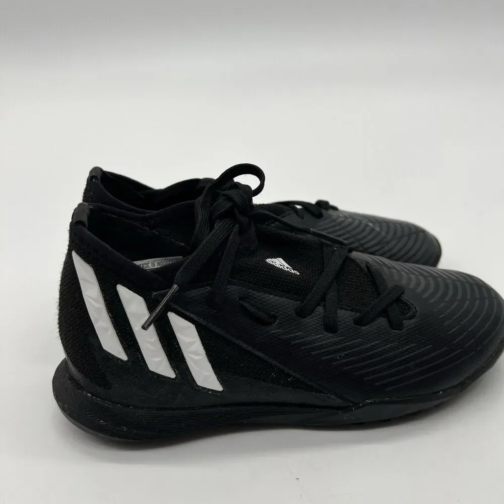 Adidas Boys Predator Edge 3 TF GZ2895 Indoor Soccer Cleats Black  Size 2 Kids